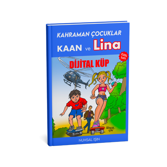 Kahraman Çocuklar - Kaan ve Lina - İlk Macera Dijital Küp (Özel Sayı) Çizgi Roman